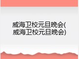 威海卫校元旦晚会(威海卫校元旦晚会)