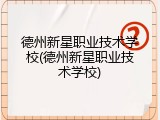 德州新星职业技术学校(德州新星职业技术学校)