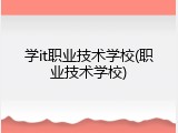 学it职业技术学校(职业技术学校)