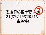 娄底卫校招生要求2021(娄底卫校2021招生条件)