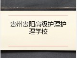贵州贵阳高级护理护理学校