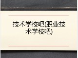 技术学校吧(职业技术学校吧)