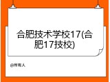 合肥技术学校17(合肥17技校)