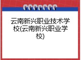 云南新兴职业技术学校(云南新兴职业学校)