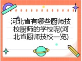 河北省有哪些厨师技校厨师的学校呢(河北省厨师技校一览)