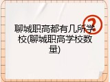 聊城职高都有几所学校(聊城职高学校数量)