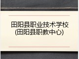 田阳县职业技术学校(田阳县职教中心)