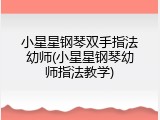 小星星钢琴双手指法幼师(小星星钢琴幼师指法教学)