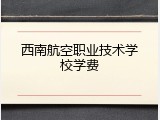 西南航空职业技术学校学费