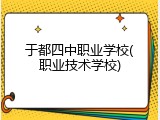 于都四中职业学校(职业技术学校)