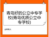 青岛好的公立中专学校(青岛优质公立中专学校)