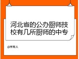 河北省的公办厨师技校有几所厨师的中专