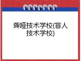 聋哑技术学校(盲人技术学校)
