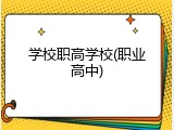 学校职高学校(职业高中)