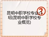 昆明中职学校专业介绍(昆明中职学校专业概览)