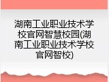 湖南工业职业技术学校官网智慧校园(湖南工业职业技术学校官网智校)