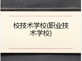 校技术学校(职业技术学校)