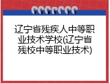 辽宁省残疾人中等职业技术学校(辽宁省残校中等职业技术)