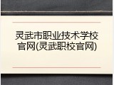 灵武市职业技术学校官网(灵武职校官网)