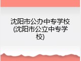 沈阳市公办中专学校(沈阳市公立中专学校)