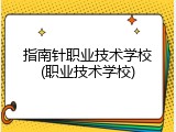 指南针职业技术学校(职业技术学校)