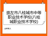 崇左市八桂城市中等职业技术学校(八桂城职业技术学校)