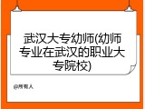 武汉大专幼师(幼师专业在武汉的职业大专院校)