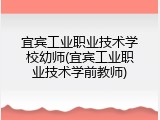 宜宾工业职业技术学校幼师(宜宾工业职业技术学前教师)