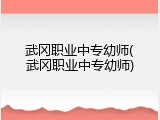 武冈职业中专幼师(武冈职业中专幼师)