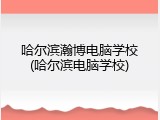 哈尔滨瀚博电脑学校(哈尔滨电脑学校)