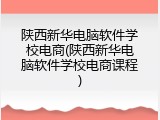 陕西新华电脑软件学校电商(陕西新华电脑软件学校电商课程)