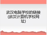 武汉电脑学校的链接(武汉计算机学校网址)