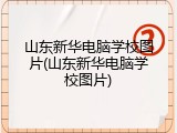 山东新华电脑学校图片(山东新华电脑学校图片)