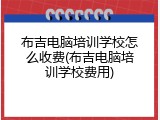 布吉电脑培训学校怎么收费(布吉电脑培训学校费用)