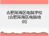 合肥瑶海区电脑学校(合肥瑶海区电脑培训)