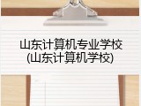 山东计算机专业学校(山东计算机学校)