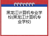 黑龙江计算机专业学校(黑龙江计算机专业学校)