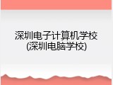 深圳电子计算机学校(深圳电脑学校)