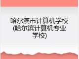 哈尔滨市计算机学校(哈尔滨计算机专业学校)