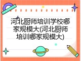 河北厨师培训学校哪家规模大(河北厨师培训哪家规模大)