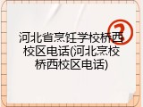 河北省烹饪学校桥西校区电话(河北烹校桥西校区电话)