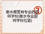 衡水哪里有专业的厨师学校(衡水专业厨师学校位置)