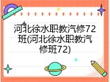 河北徐水职教汽修72班(河北徐水职教汽修班72)