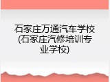 石家庄万通汽车学校(石家庄汽修培训专业学校)