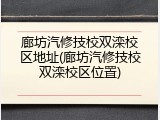 廊坊汽修技校双滦校区地址(廊坊汽修技校双滦校区位置)