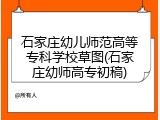 石家庄幼儿师范高等专科学校草图(石家庄幼师高专初稿)