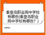 秦皇岛职业高中学校有哪些(秦皇岛职业高中学校有哪些？)