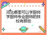 河北哪里可以学厨师学厨师专业厨师的技校有那些