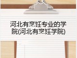 河北有烹饪专业的学院(河北有烹饪学院)