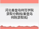 河北秦皇岛师范学院录取分数线(秦皇岛师院录取线)